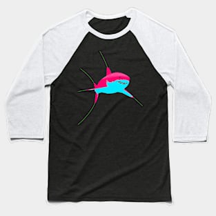 Great white shark Carcharodon carcharias Baseball T-Shirt